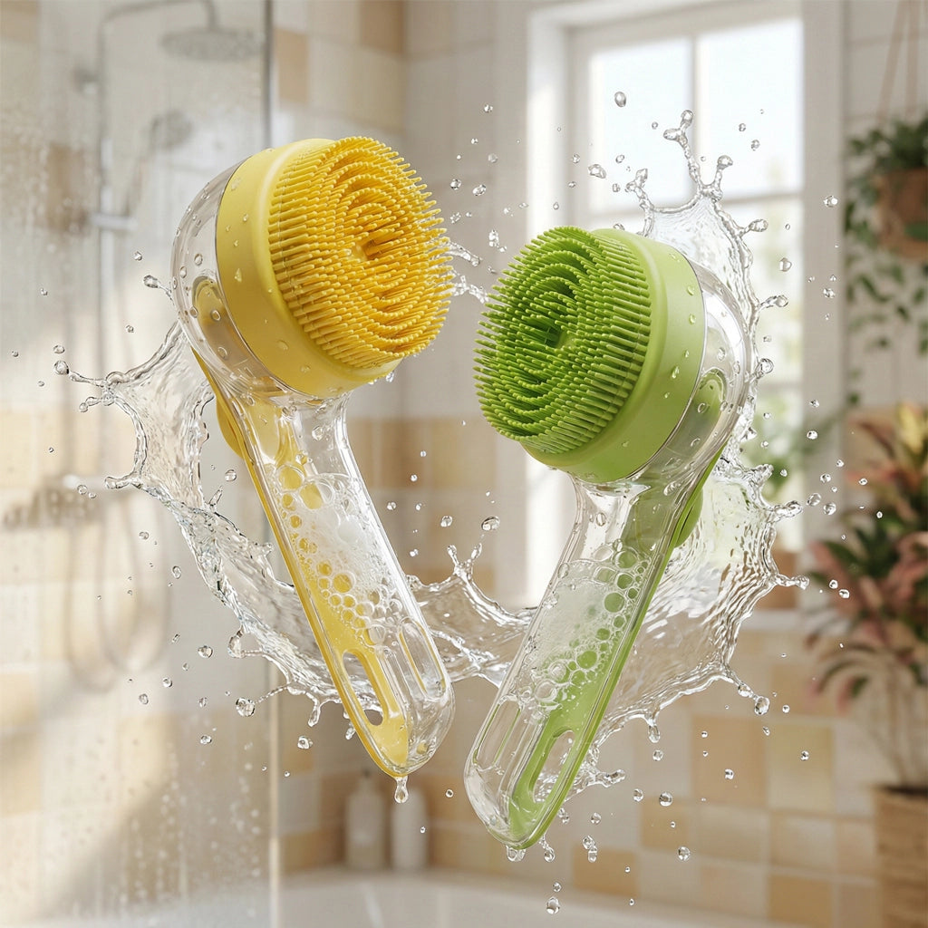 PawTools® Badborstel met Zeepdispenser