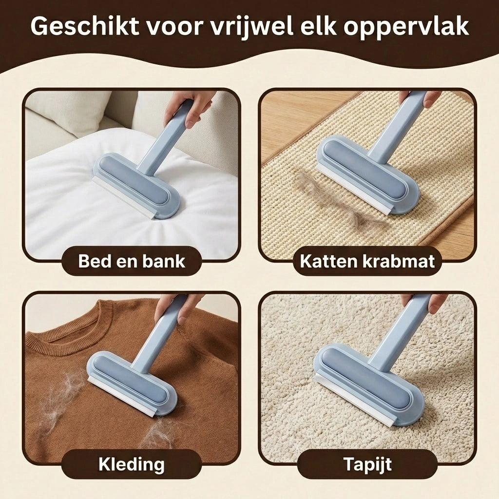 PawTools® PetSweep - 3-in-1 Huisdierhaar Verwijderaar