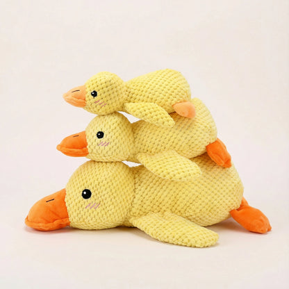 PawTools® Pluche Eend - Honden Knuffel met Pieper