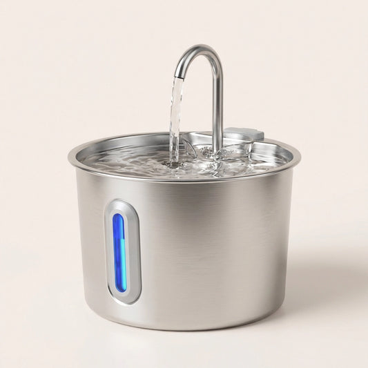 PawTools® AquaFlow - RVS Drinkfontein voor Katten